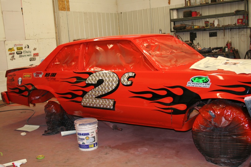 One side almost done