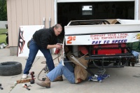 Justin is visiting for a day - not a typical vacation day!