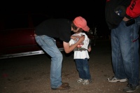 Signing an autograph