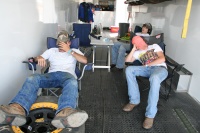 Repairs are done and getting ready to race at Dodge