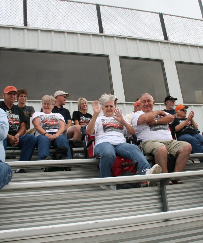 Fan club at Dodge