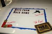 Boys add their own touch