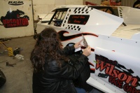 Mom continues to add stickers