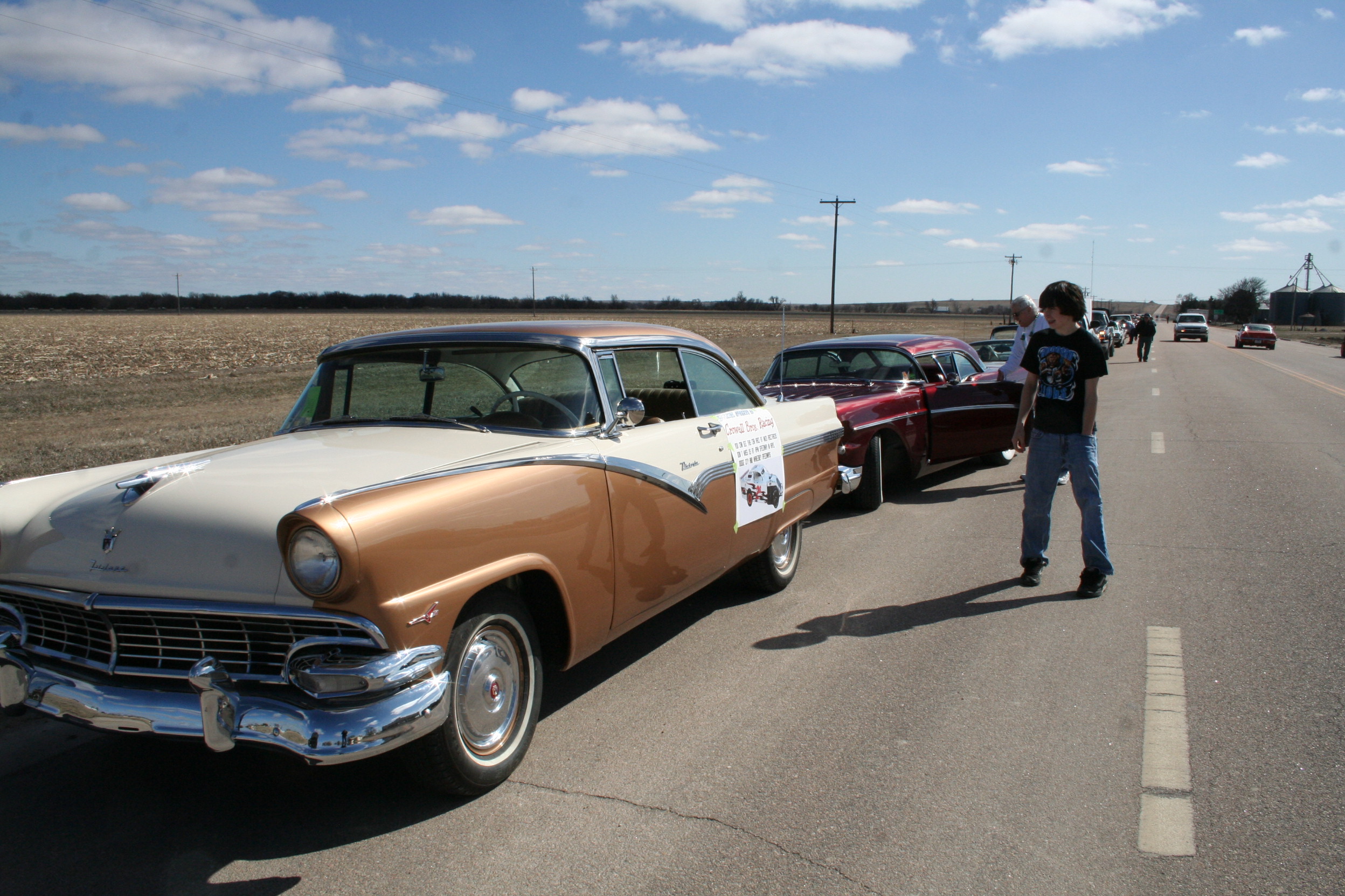 Grandpa's '56 Ford in her first parade