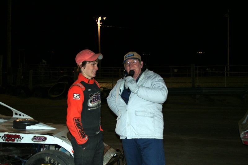 Interview after the race