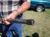 Success in getting axle out!