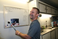 Sweet Cheeks shows up in the dardest places!