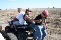 Riding through the pits