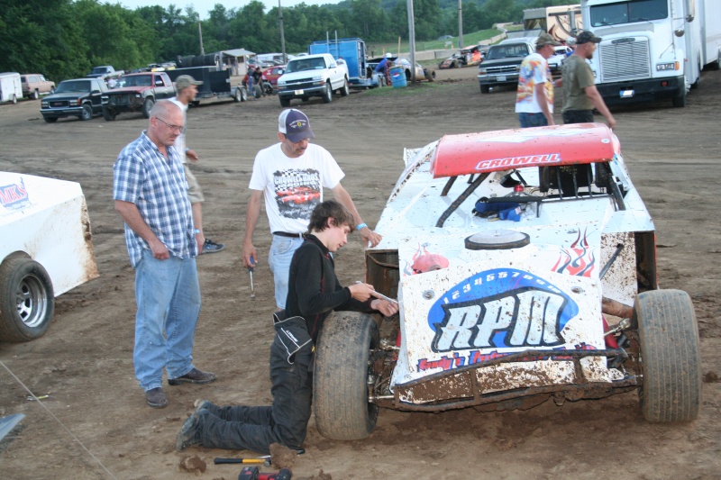 A car spins out in front of Matthew - AGAIN!