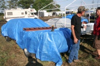 Campsite is flooded the night before