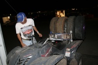 Uncle Rich prepares for pit lane