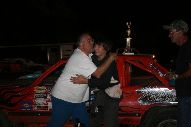 His winning Hug