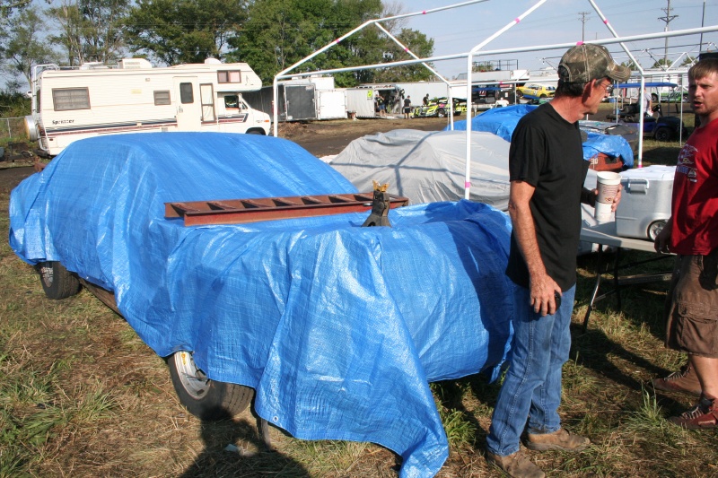 Campsite is flooded the night before