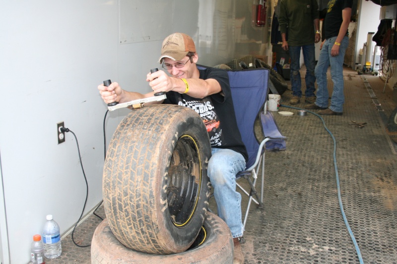 More tire prep