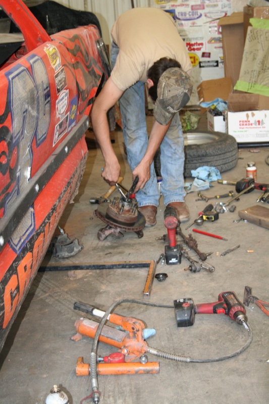 Jacob repairs car