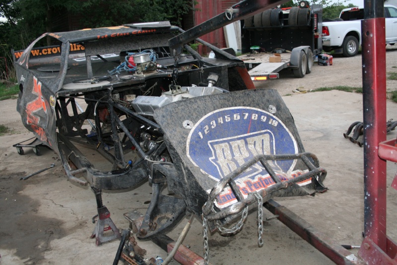 A totaled car